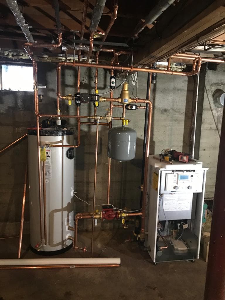 Plumbing fixture install