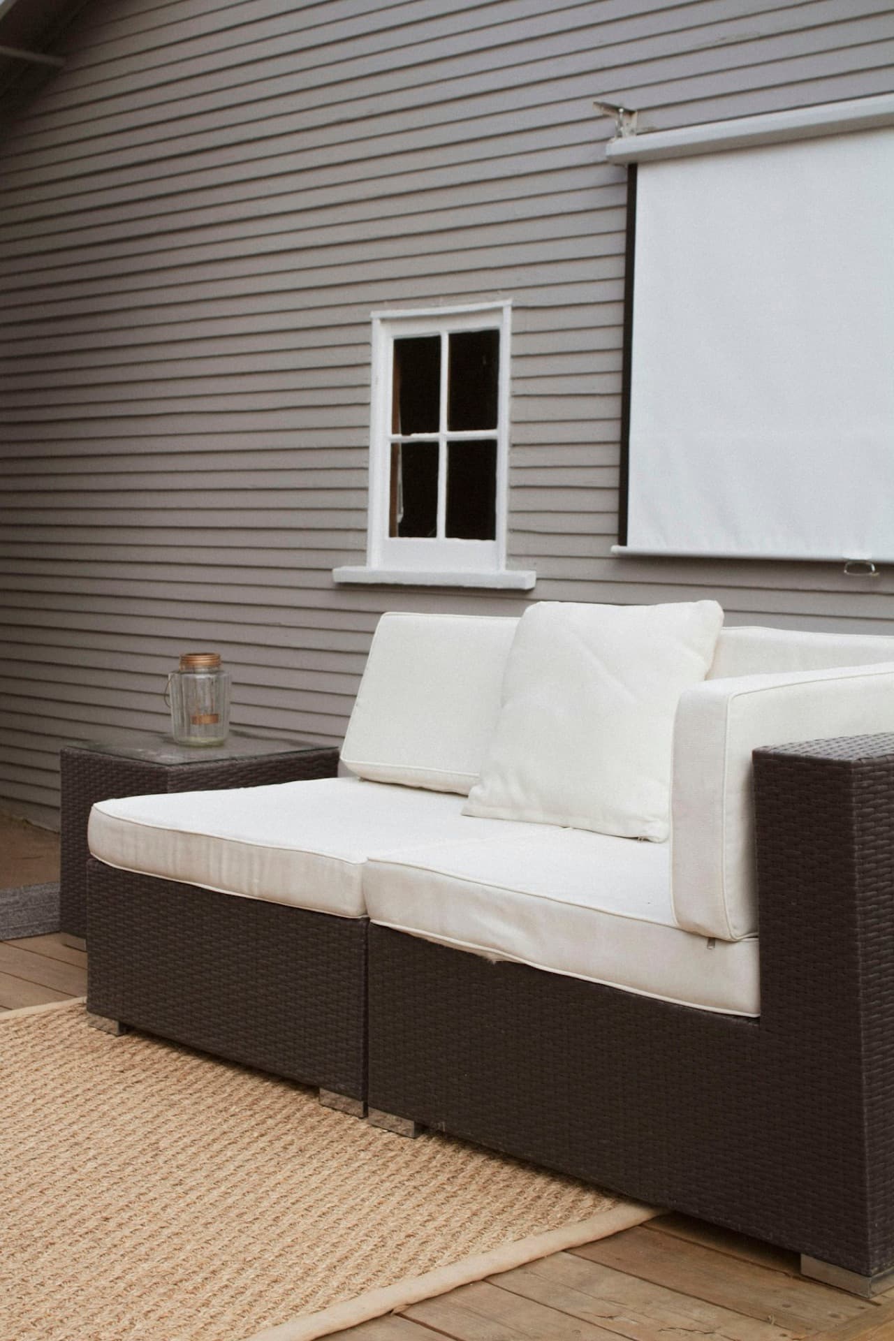 Restored outdoor deck