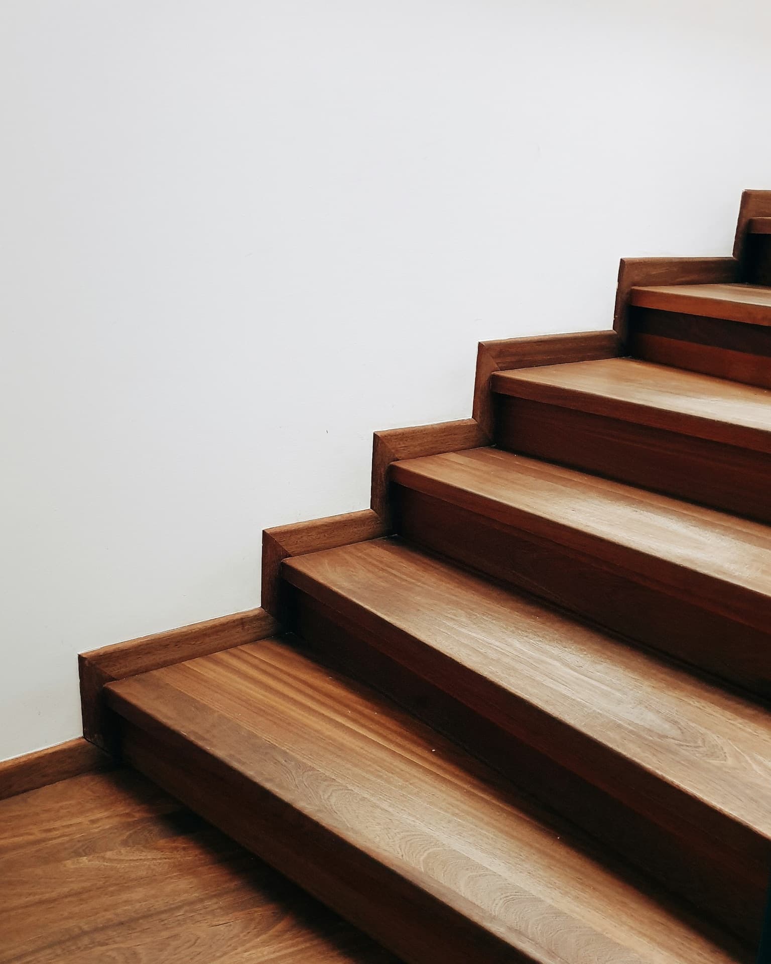 Wooden staircase